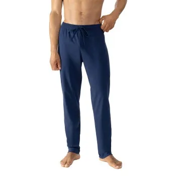 Alternativ bild 0 för Mey Solid Night Long Bottoms Mörkblå bomull XX-Large Herr