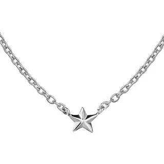 Produktfoto för Micro catch a falling star Halsband Silver