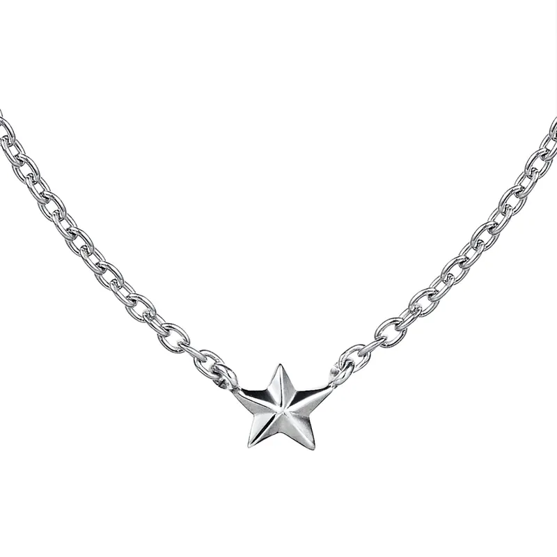 Alternativ bild 0 för Micro catch a falling star Halsband Silver