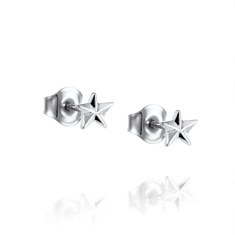 Alternativ bild 0 för Micro catch a falling star stud Örhänge Silver