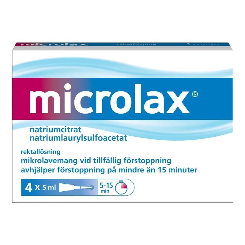 Bild 2 för Microlax mikrolavemang 4 x 5 ml