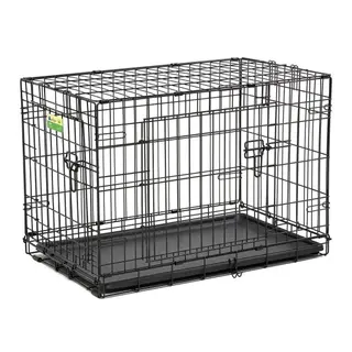 Produktfoto för Midwest Contour Hundbur Galler Svart (24")