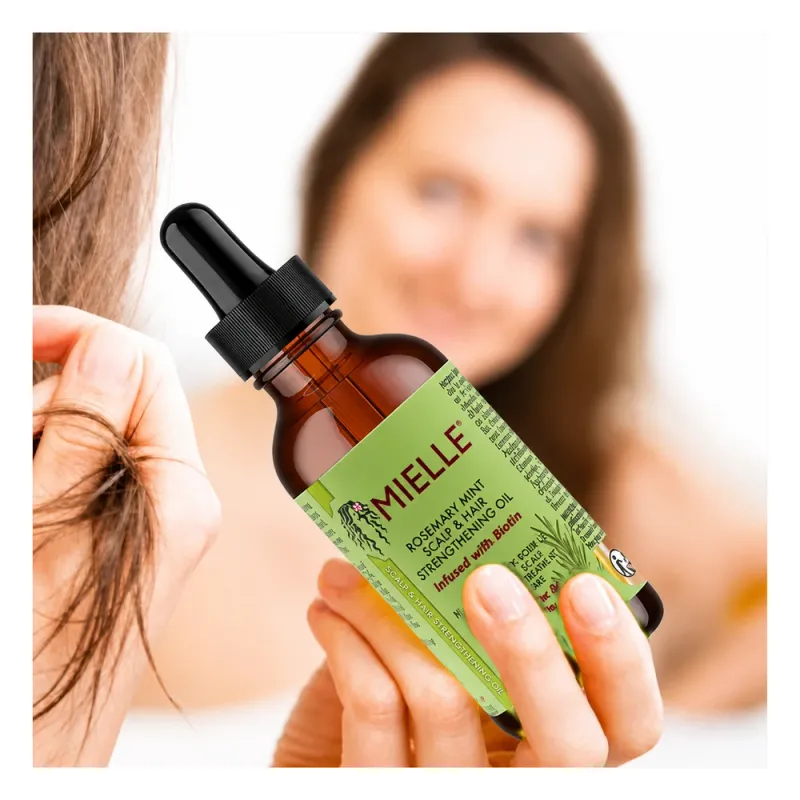 Bild 2 för Mielle Rosemary Mint Scalp and Hair Strengthening Oil 59 ml