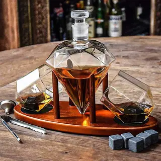 Produktfoto för Mikamax Deluxe Diamond Decanter Set