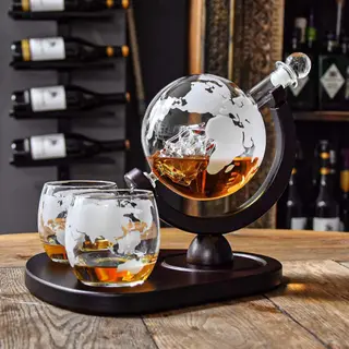 Produktfoto för Mikamax Deluxe Globe Decanter Set