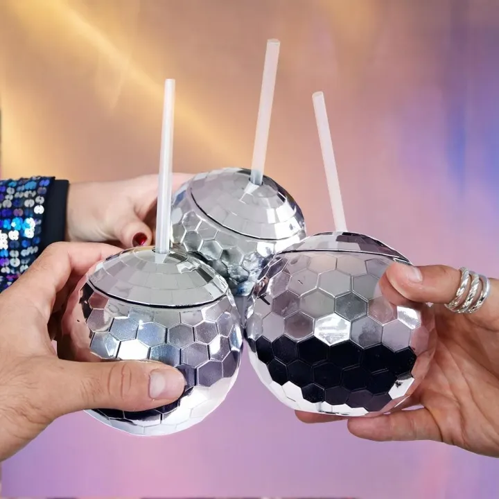 Alternativ bild 0 för Mikamax Disco Ball Cups - Set of 3