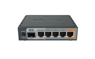 Produktfoto för MikroTik RouterBOARD hEX S - - router - 4-ports-switch - 1GbE - WAN-portar: 2