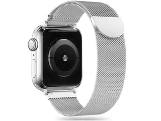 Produktfoto för Milaneseband Apple Watch 7/8/9/10/SE/Ultra 1/2(44/45/46/49mm) - Silver