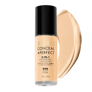 Produktfoto för Milani Conceal & Perfect 2-in-1 foundation Light