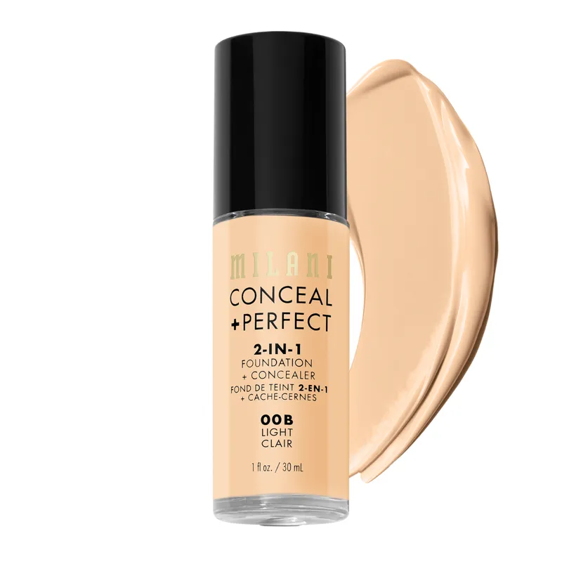 Bild 2 för Milani Conceal & Perfect 2-in-1 foundation Light