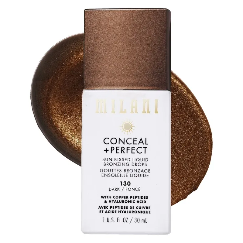 Bild 4 för Milani Conceal + Perfect Sun Kissed Liquid Bronzing Drops Dark 13
