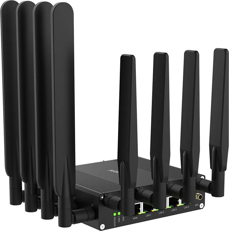 Alternativ bild 0 för Milesight Ur75 V3 Poe Industrial 5g Poe Router