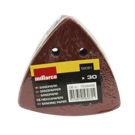 Bild 1 för Millarco® slippapper för triangulär slipmaskin 93×93×93 mm 30 st.
