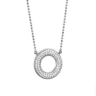 Produktfoto för Million Stars Halsband Vitguld 40 cm