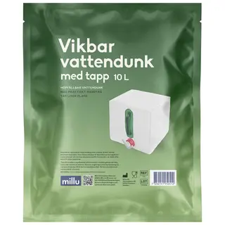 Produktfoto för Millu Vikbar Vattendunk 10 L
