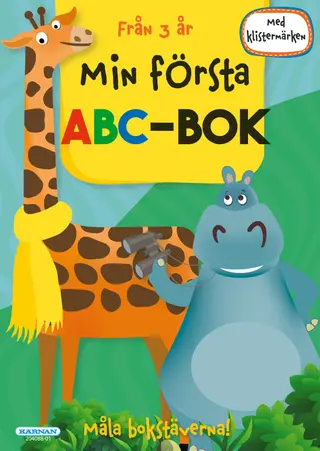 Produktfoto för Min första ABC-bok Pysselbok