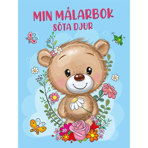 Alternativ bild 0 för Min målarbok Söta djur