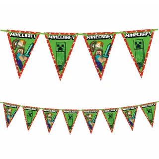 Produktfoto för Minecraft flags banner