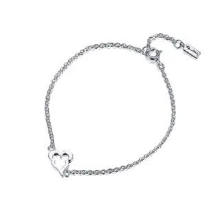 Produktfoto för Mini Crazy Heart Armband Silver 17-19 cm