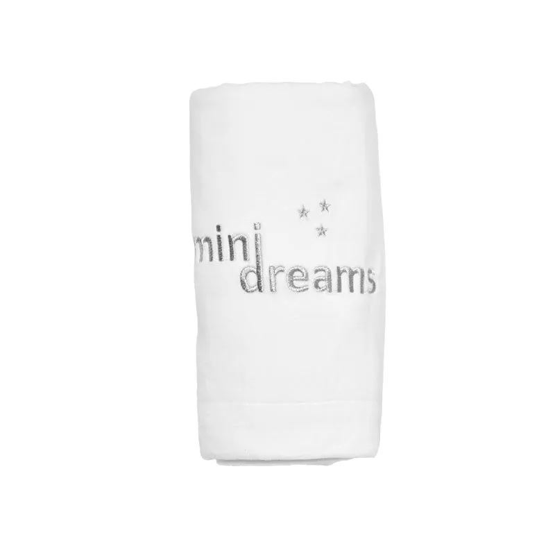 Alternativ bild 0 för Mini Dreams filt pärlsammet logo, off-white