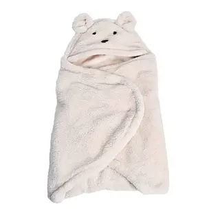 Produktfoto för Mini Dreams Omlottåkpåse Vagn Teddy (Off White)