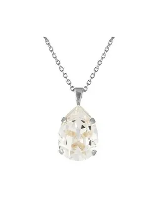 Produktfoto för Mini Drop halsband crystal rhodium