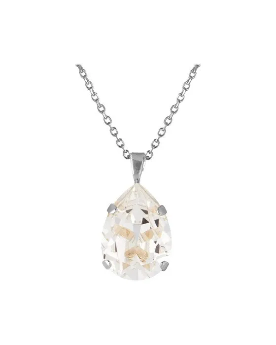Bild 2 för Mini Drop halsband crystal rhodium