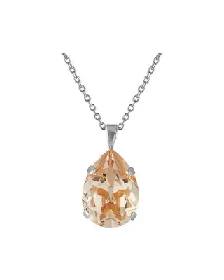 Produktfoto för Mini Drop halsband silk rhodium