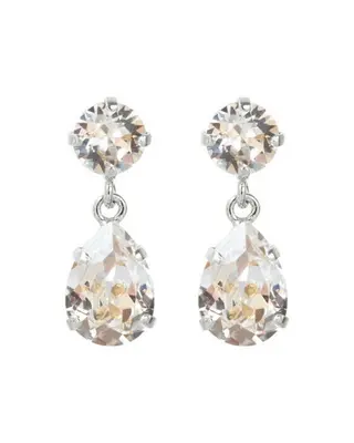 Produktfoto för Mini Drop örhängen crystal rhodium