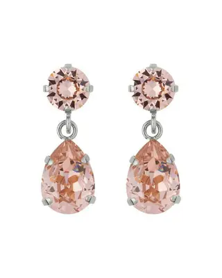 Produktfoto för Mini Drop örhängen vintage rose rhodium