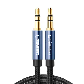 Produktfoto för Mini jack cable UGREEN AV122 3.5mm AUX 1.5m (black)