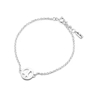 Produktfoto för Mini Peace Armband Silver 17-19 cm