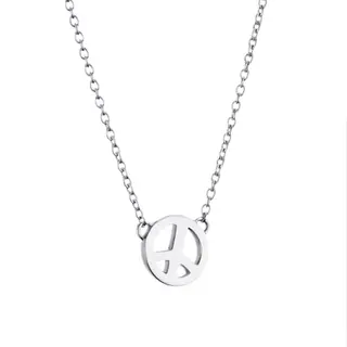 Produktfoto för Mini Peace Halsband Silver 42-45 cm