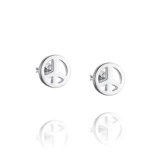 Produktfoto för Mini Peace Örhänge Silver