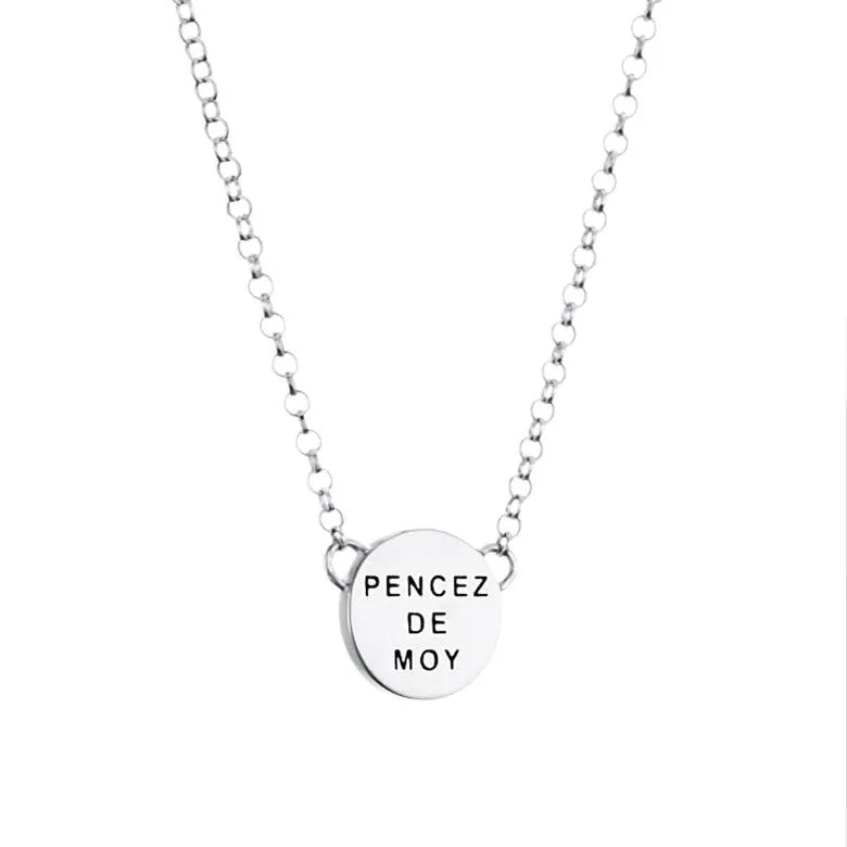 Alternativ bild 0 för Mini Pencez De Moy Halsband Silver 42-45 cm
