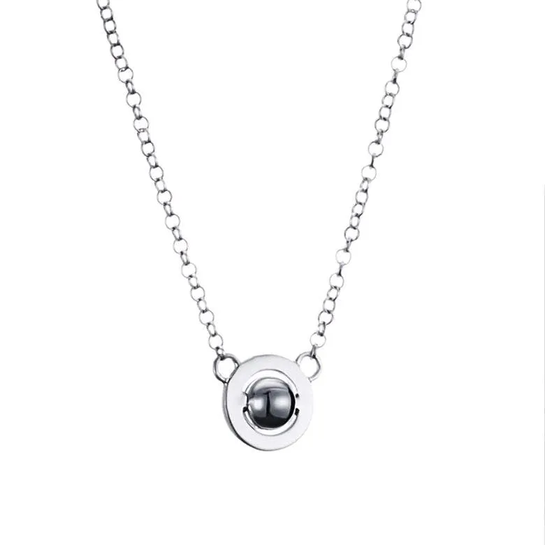Alternativ bild 0 för Mini Planet Halsband Silver 42-45 cm