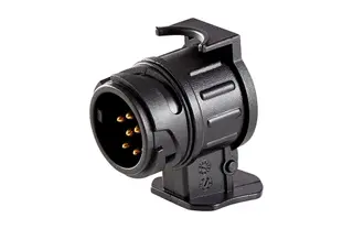 Produktfoto för Miniadapter 12V, 13-poligt uttag på bil och 7-polig kontakt på släpvagn/husvagn