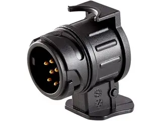 Produktfoto för Miniadapter 12V, 13-poligt uttag på bil och 7-polig kontakt på släpvagn/husvagn