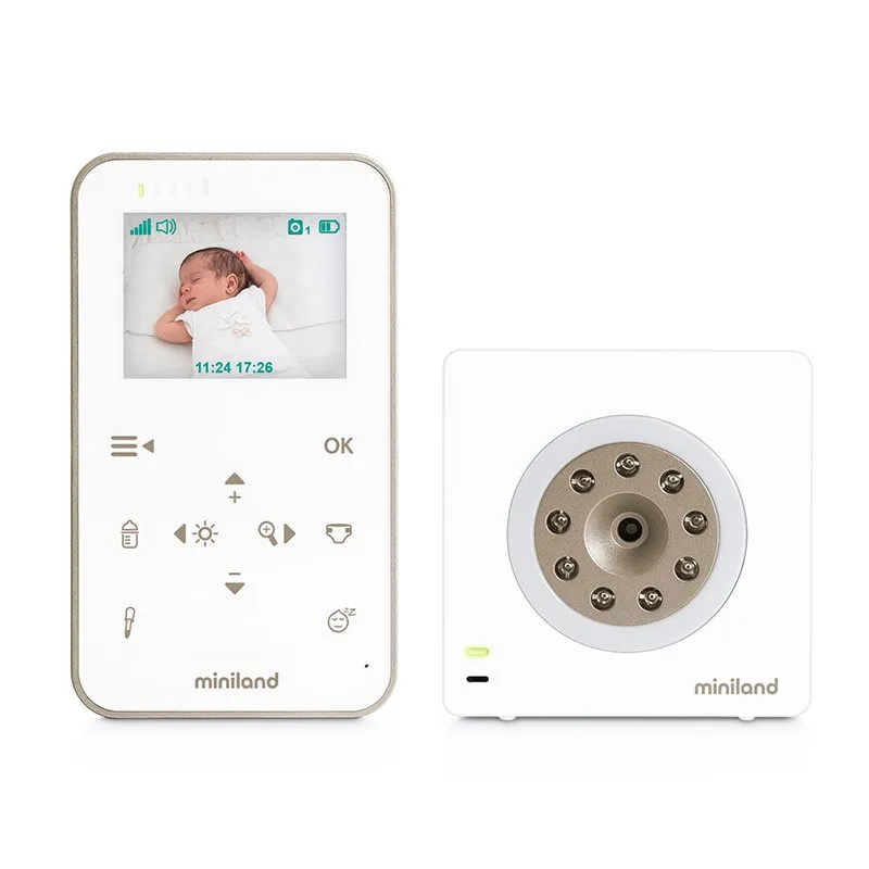 Bild 1 för Miniland babymonitor Digimonitor 2.4" gold