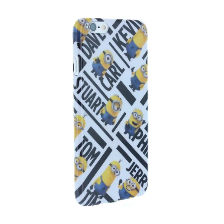 Alternativ bild 0 för Minions Mobil Cover iPhone 6/6S Plast Name