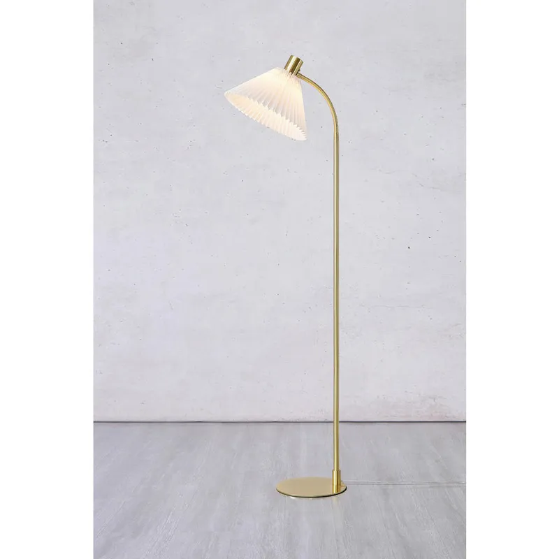 Bild 4 för MIRA - FLOOR BRUSHED BRASS/WHITE 1L