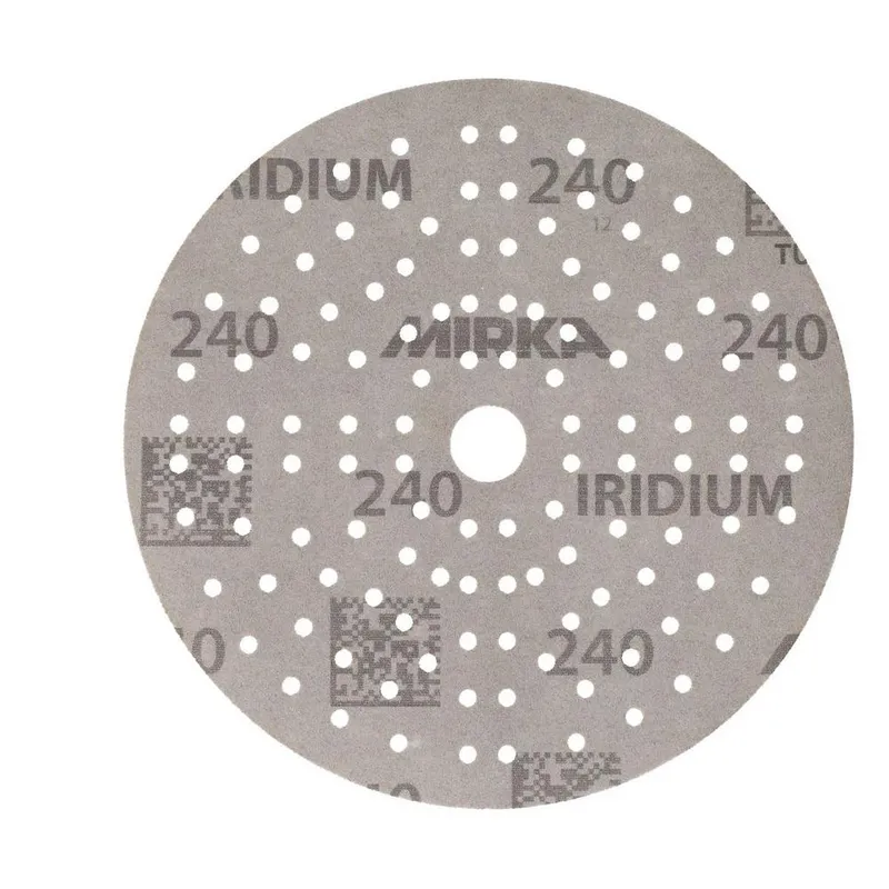 Alternativ bild 0 för MIRKA IRIDIUM Ø:150mm Grip 121H K240, 100-pack - 2068808