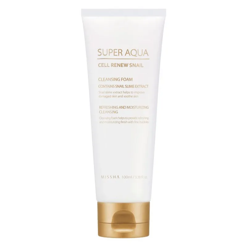 Alternativ bild 0 för MISSHA Super Aqua Cell Renew Snail Cleansing Foam 100 ml