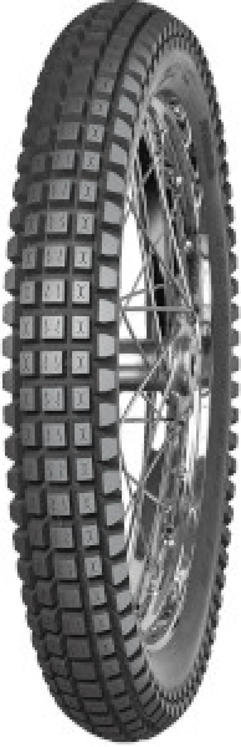 Bild 2 för Mitas E-05 ( 3.25-19 TT 54S Bakhjul, M+S märkt, Framhjul )