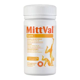Produktfoto för MittVal Barn 100 tuggtabletter
