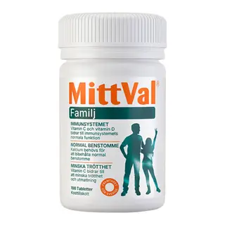 Produktfoto för MittVal Familj 100 tabletter