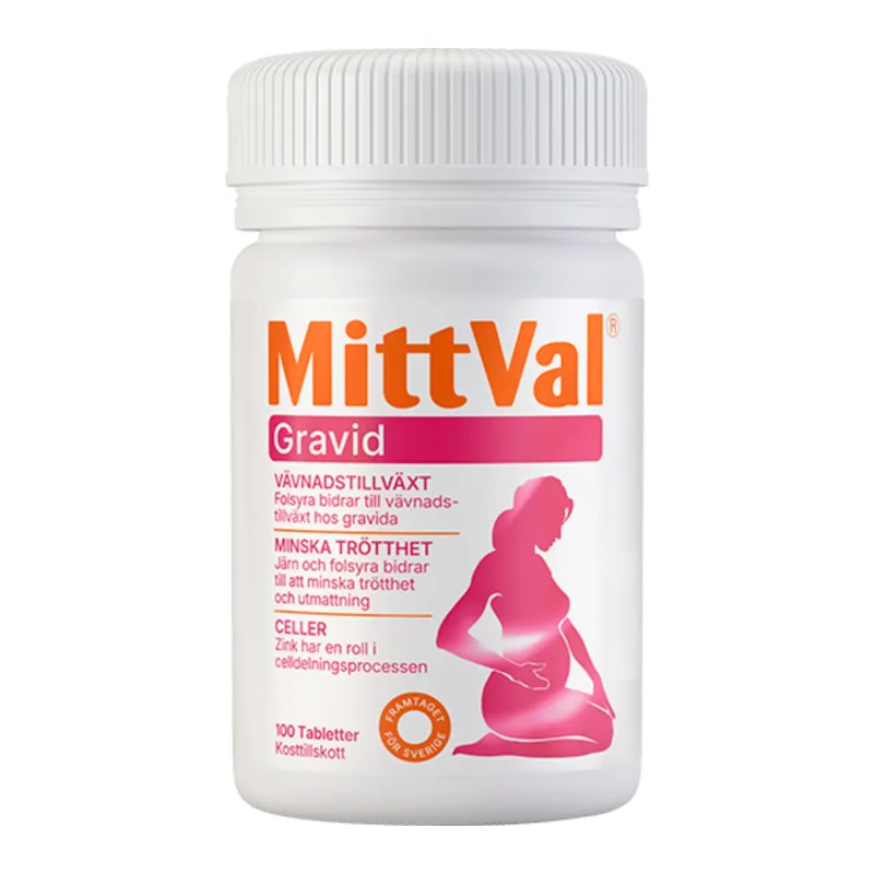 Bild 2 för MittVal Gravid 100 tabletter