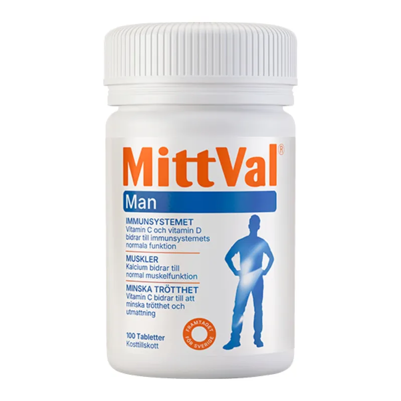 Bild 1 för MittVal Man 100 tabletter