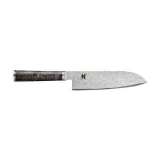 Produktfoto för Miyabi BLACK 5000MCD 67 Santoku Japansk Kockkniv 18 cm