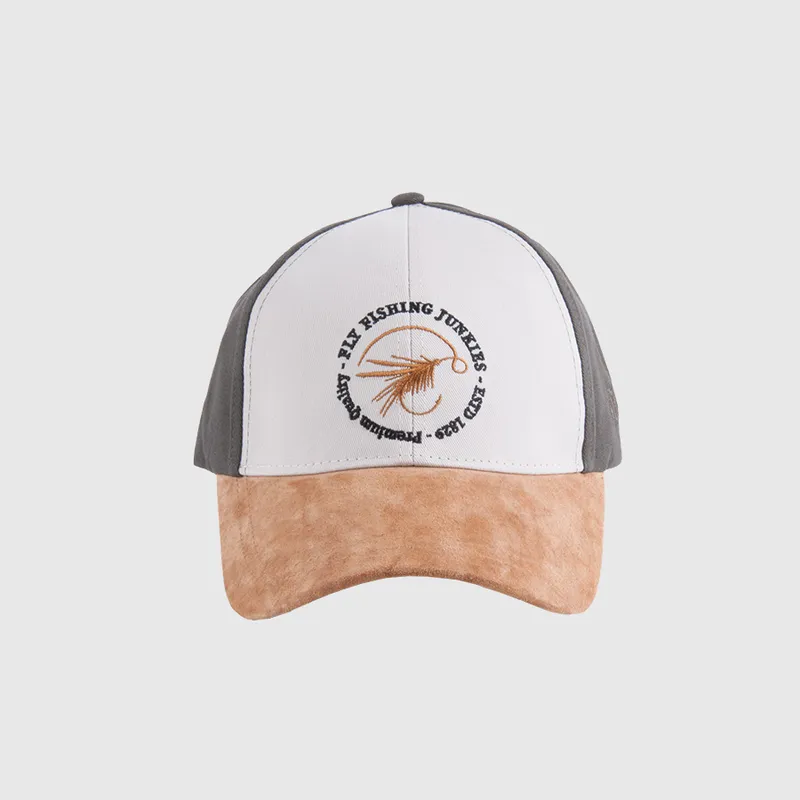 Bild 2 för MJM Hats - Vit adjustable Keps - Flyfishing Junkie Life Is Fishing Olive Adjustable @ Hatstore